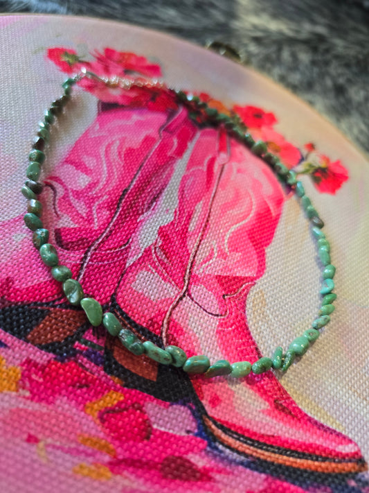 Chipped Turquoise Choker [green]
