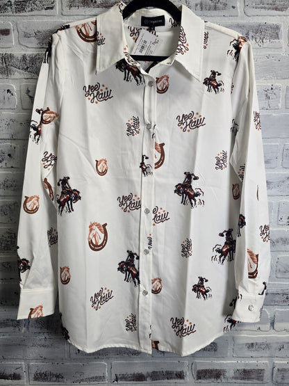 Yee Haw Pearl Snap Shirt