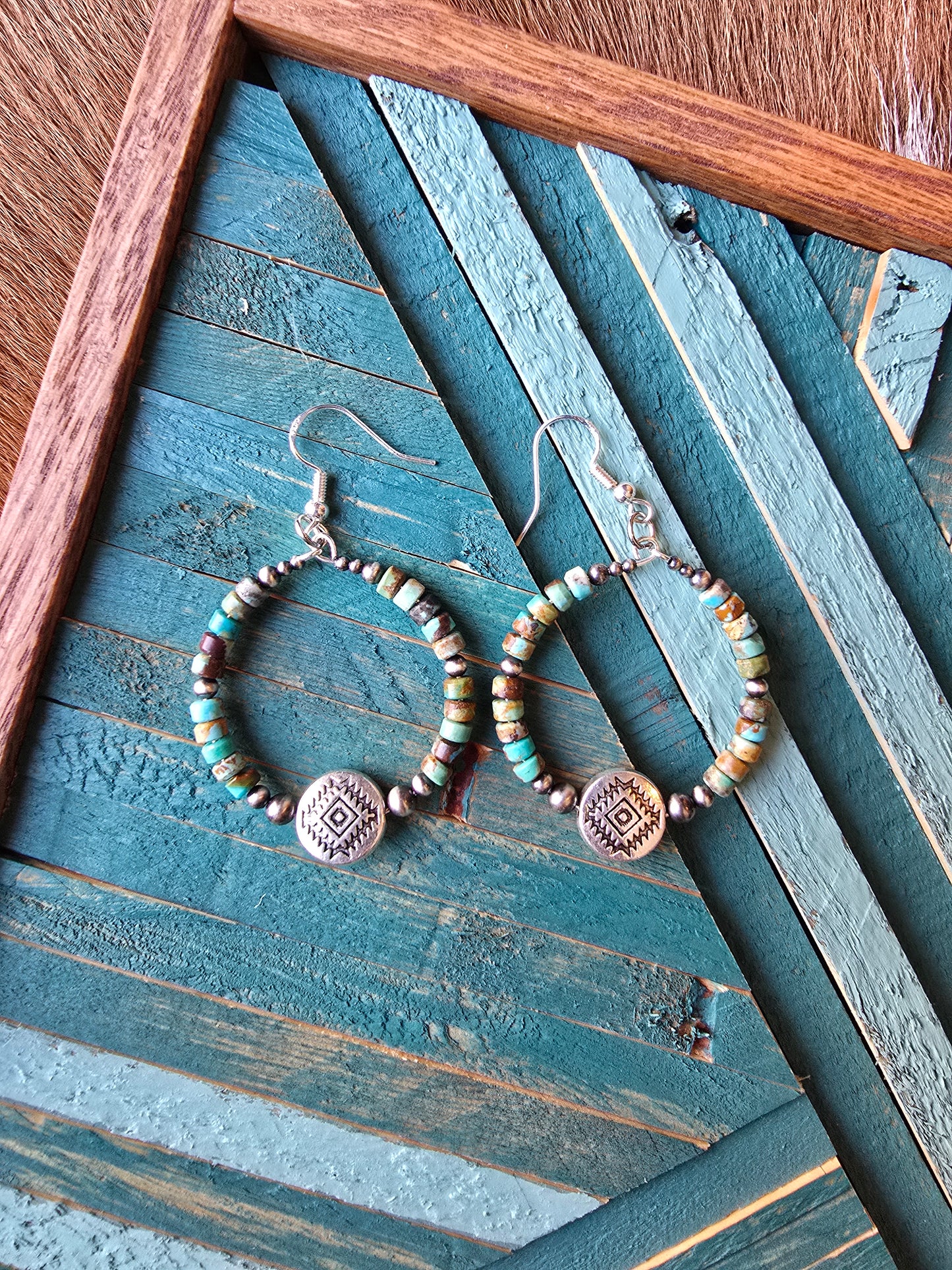 High Desert Halo Hoop Earrings