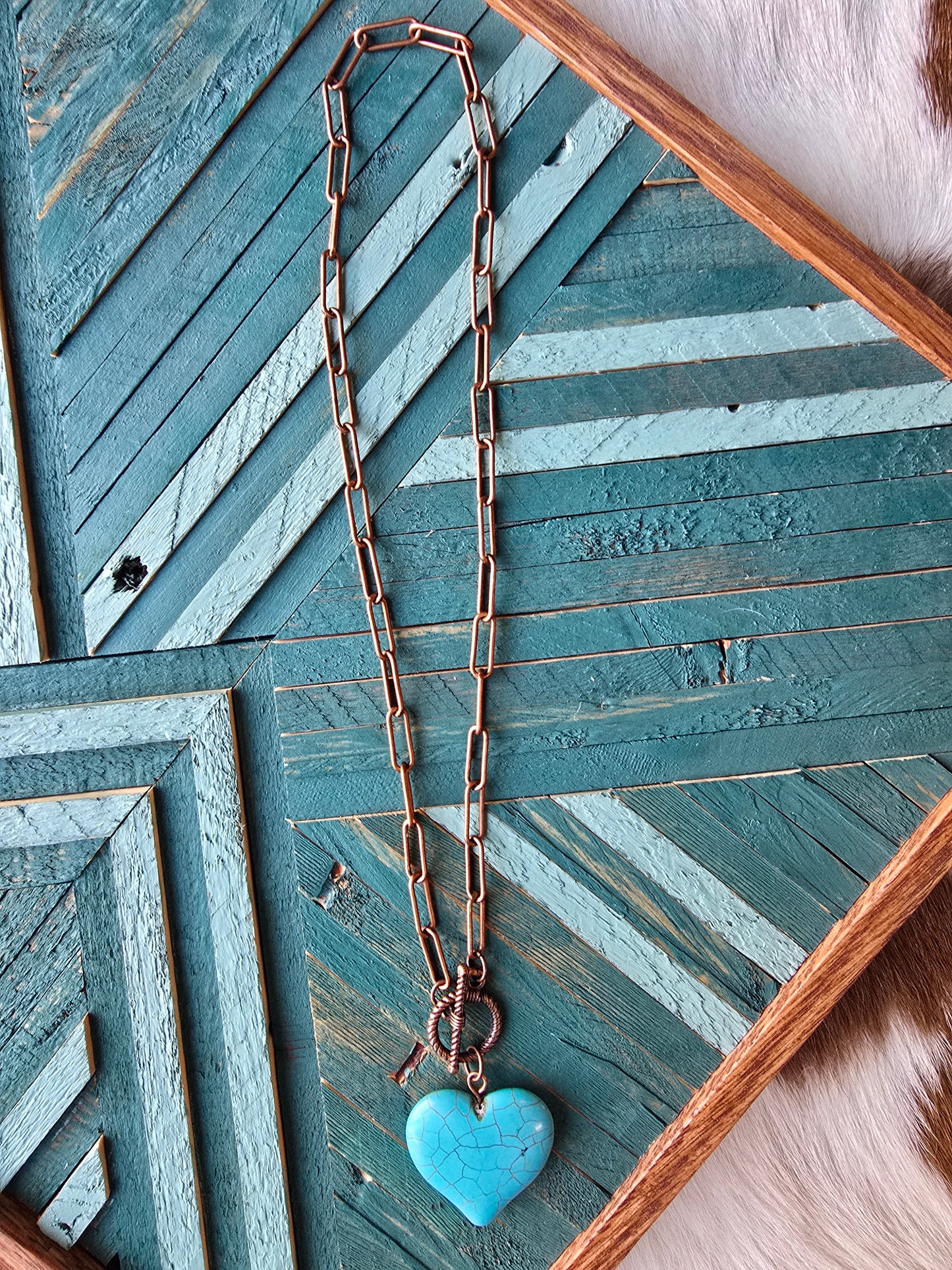 Promised Heart Pendant Necklace [copper]
