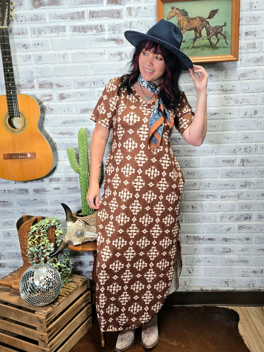 Meet Me in Wyoming Maxi Dress