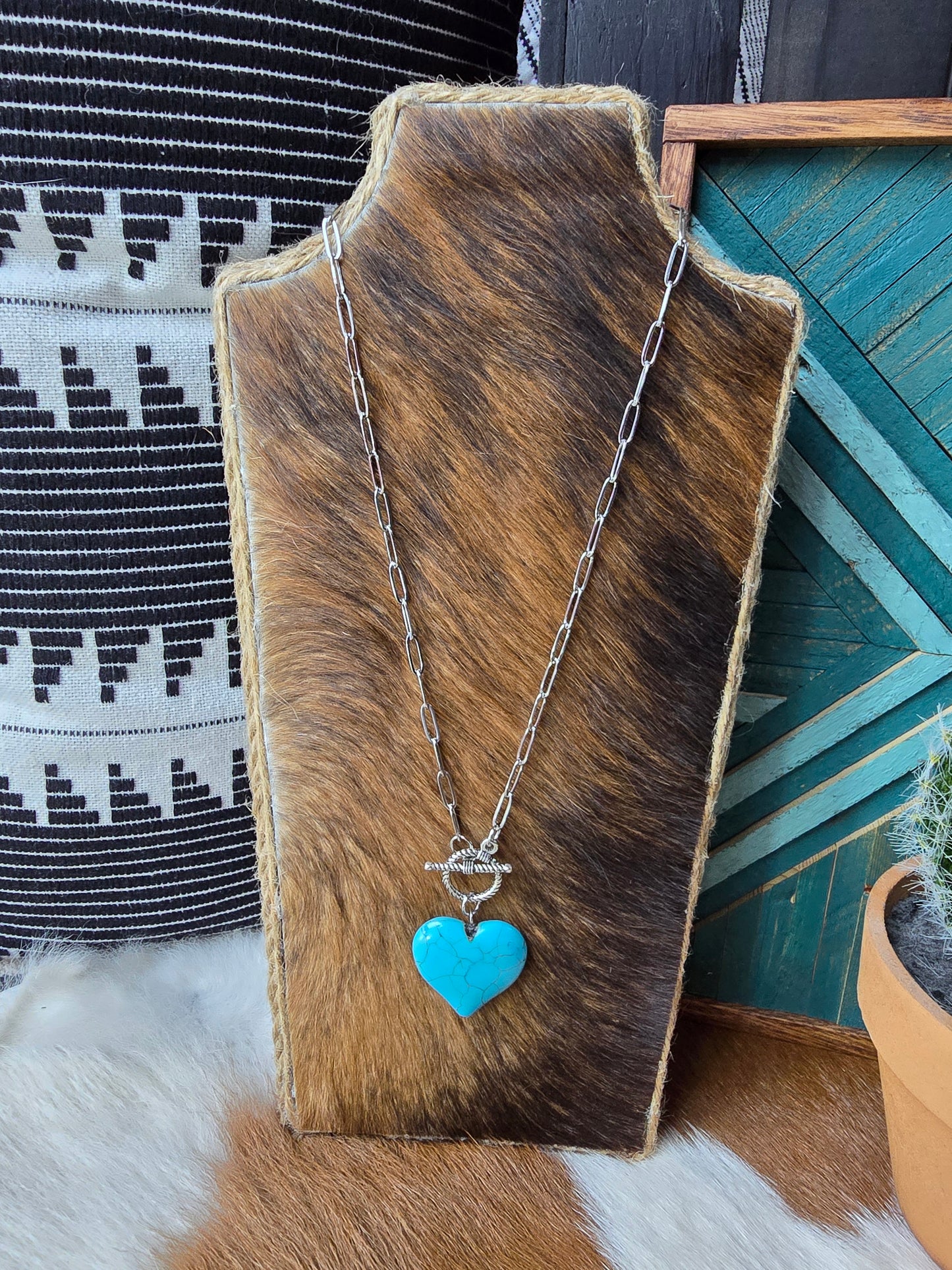 Promised Heart Pendant Necklace [silver]