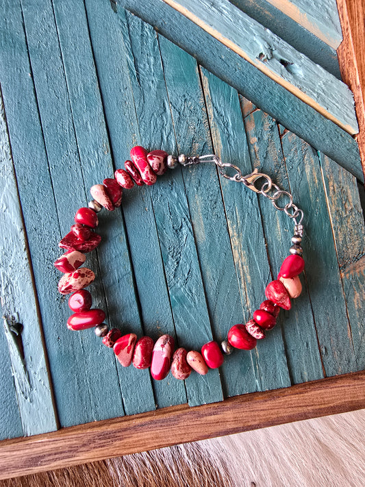 Wild Rose Stone Bracelet