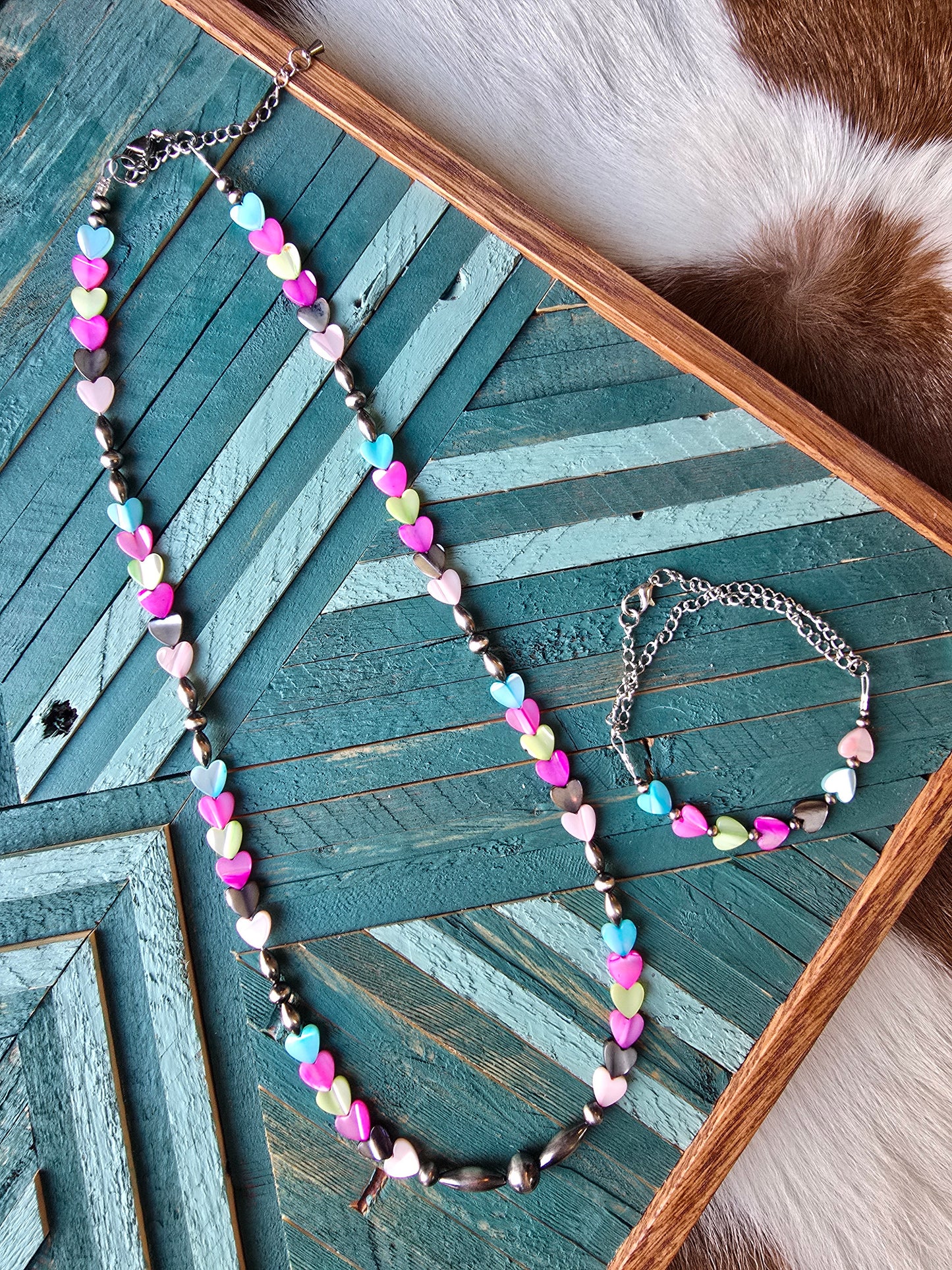 Candy Canyon Hearts Necklace