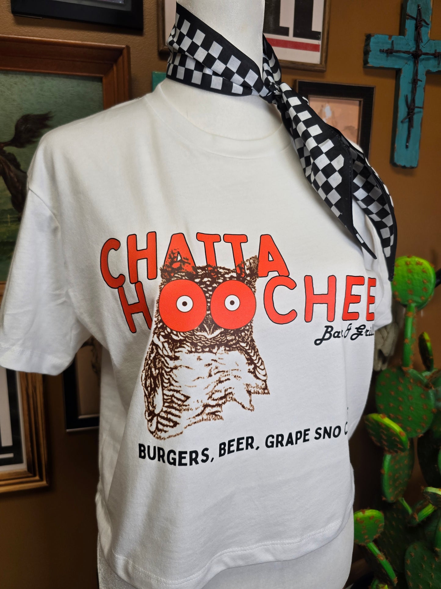 Chatta-HOO-chee Crop Tee