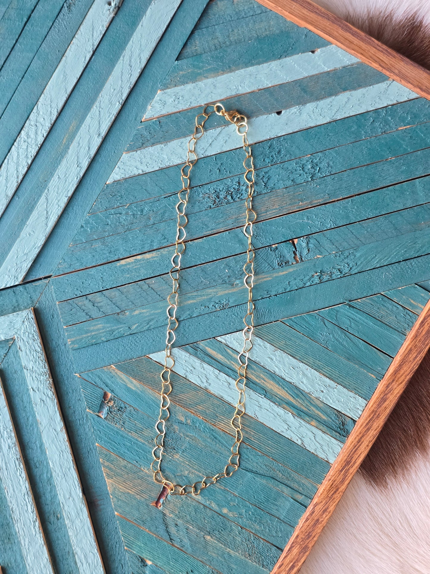 Linked in Love Choker [gold]