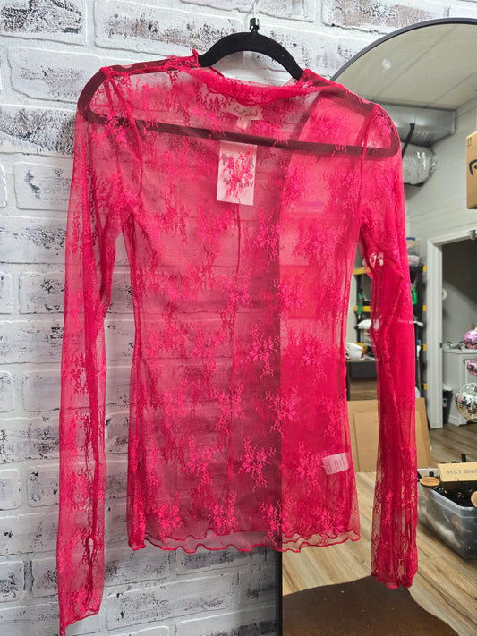 Sydney Lace Mesh [red]