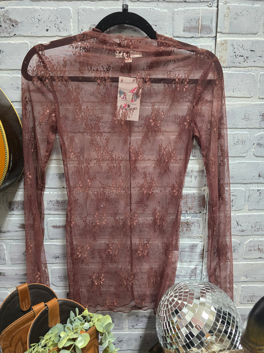 Sydney Lace Mesh [brown]