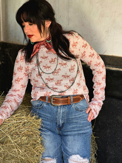 Hey There Cowboy Top