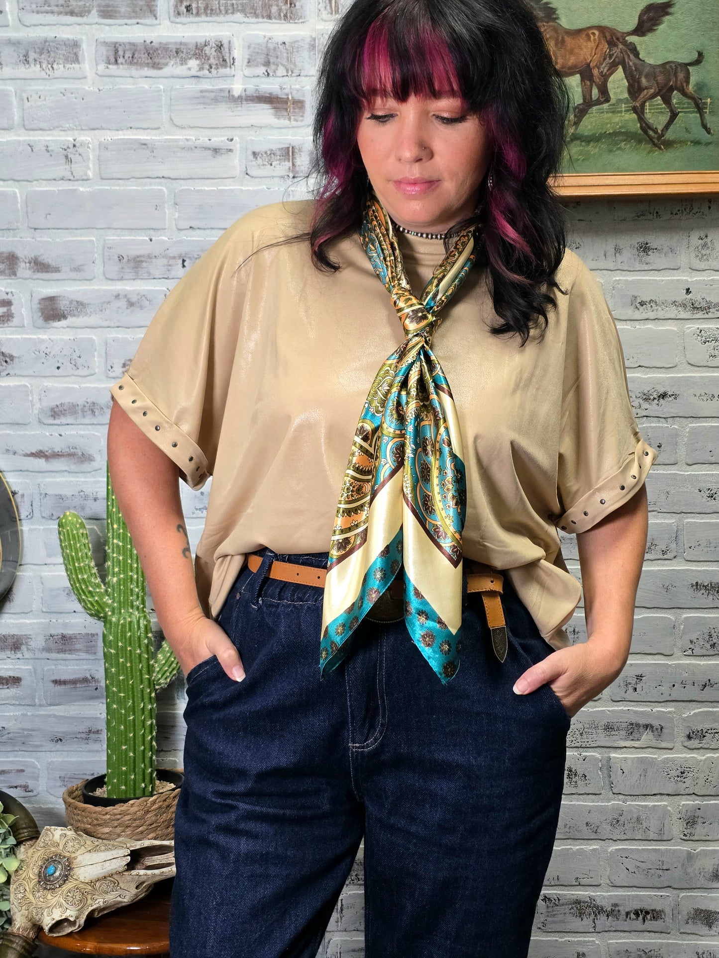Luxy Bucks Top [sand]