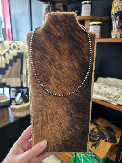 Denton 4mm Pearl Necklace [18"]