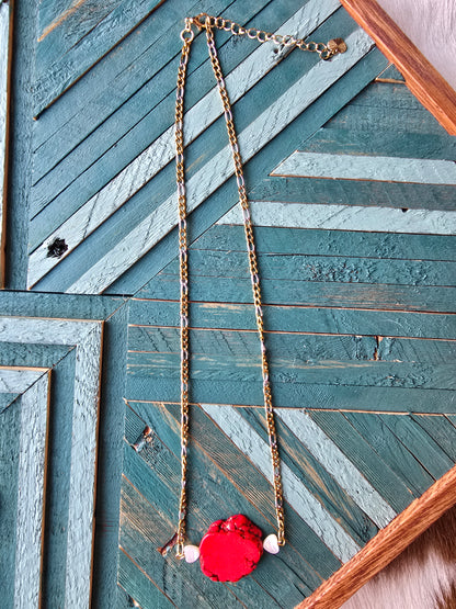 Heartbreaker Necklace [red]