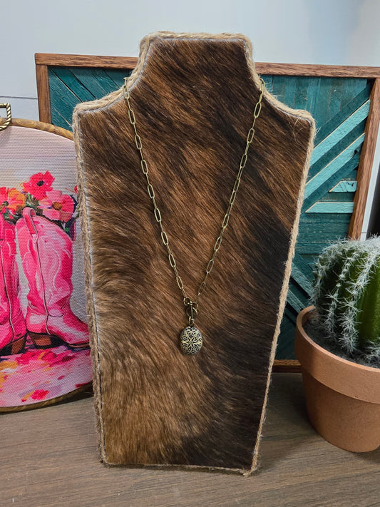 Rustlers Relic Bronze Necklace