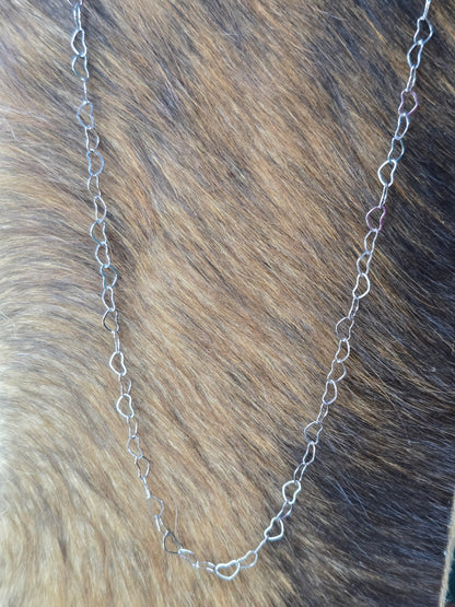 Linked in Love Necklace [silver]