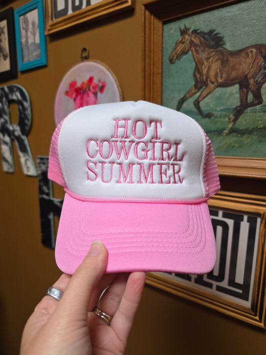 Hot Cowgirl Summer Trucker Hat