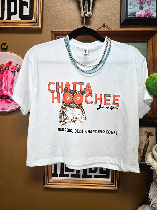 Chatta-HOO-chee Crop Tee