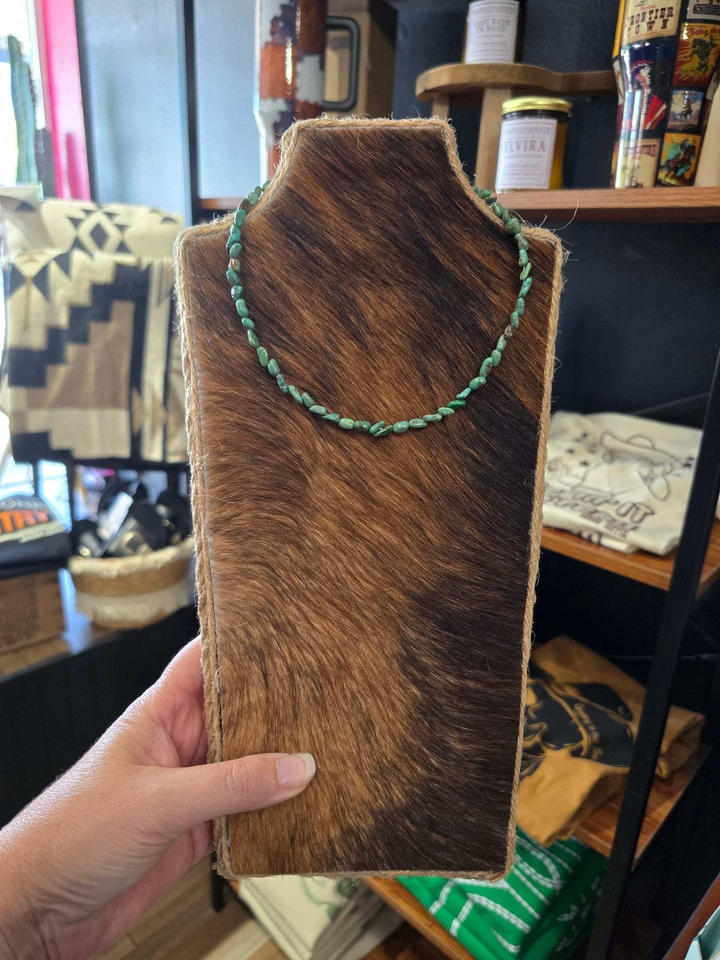 Chipped Turquoise Choker [green]