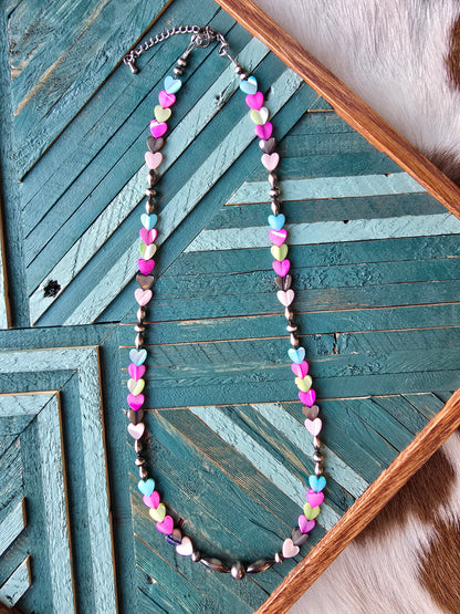 Candy Canyon Hearts Necklace