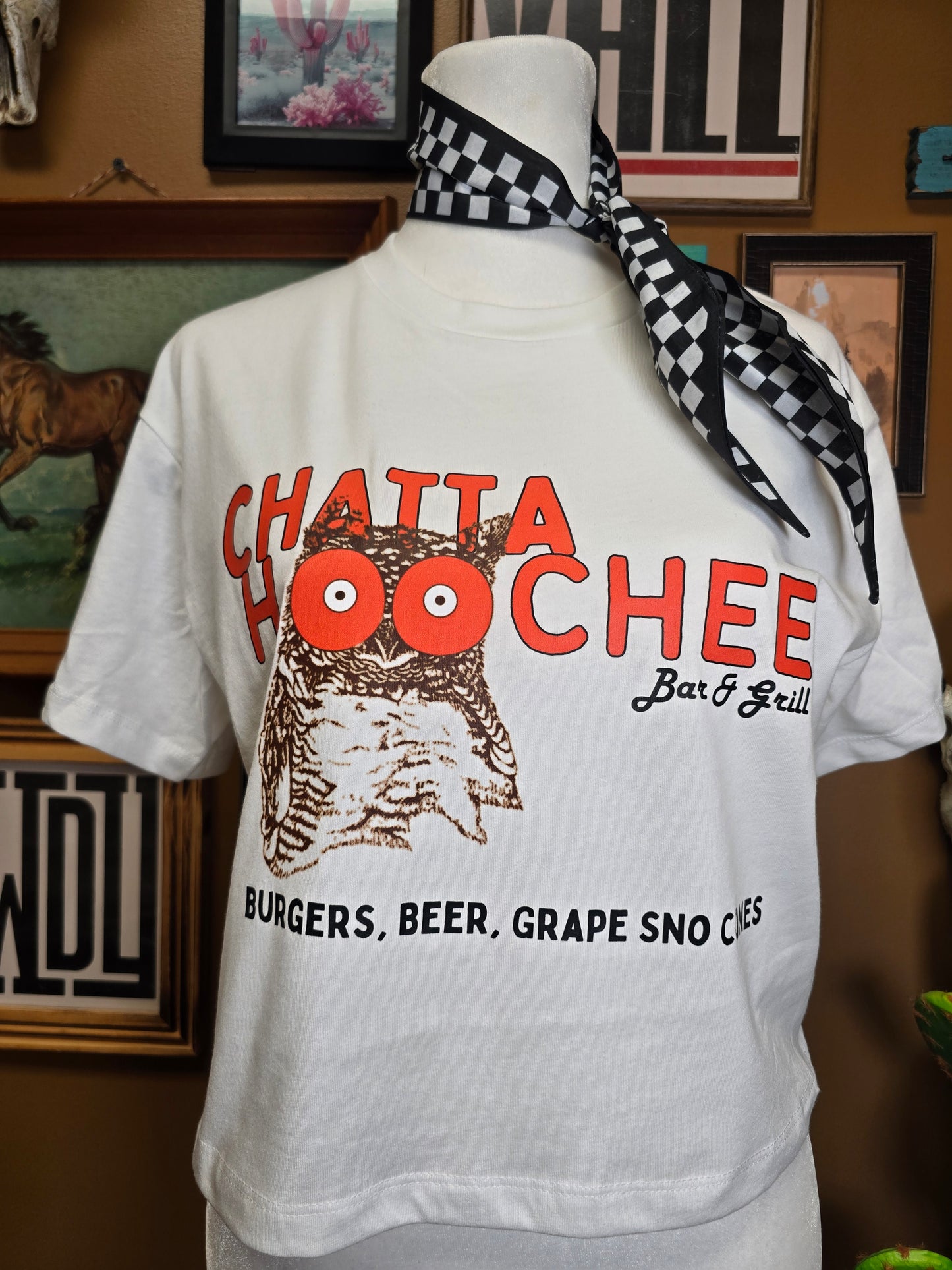 Chatta-HOO-chee Crop Tee