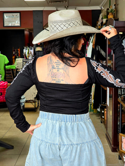 Cut It Western Top