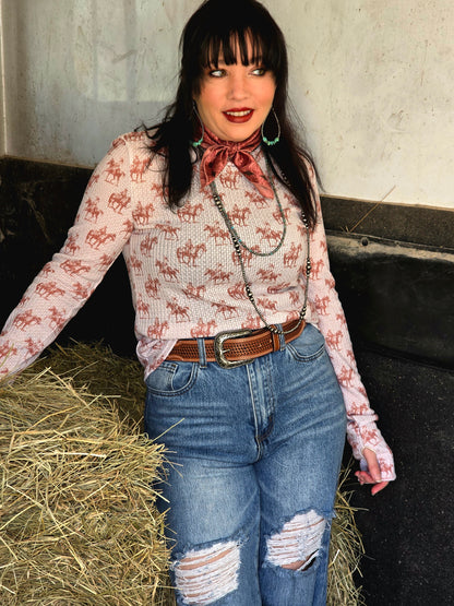 Hey There Cowboy Top