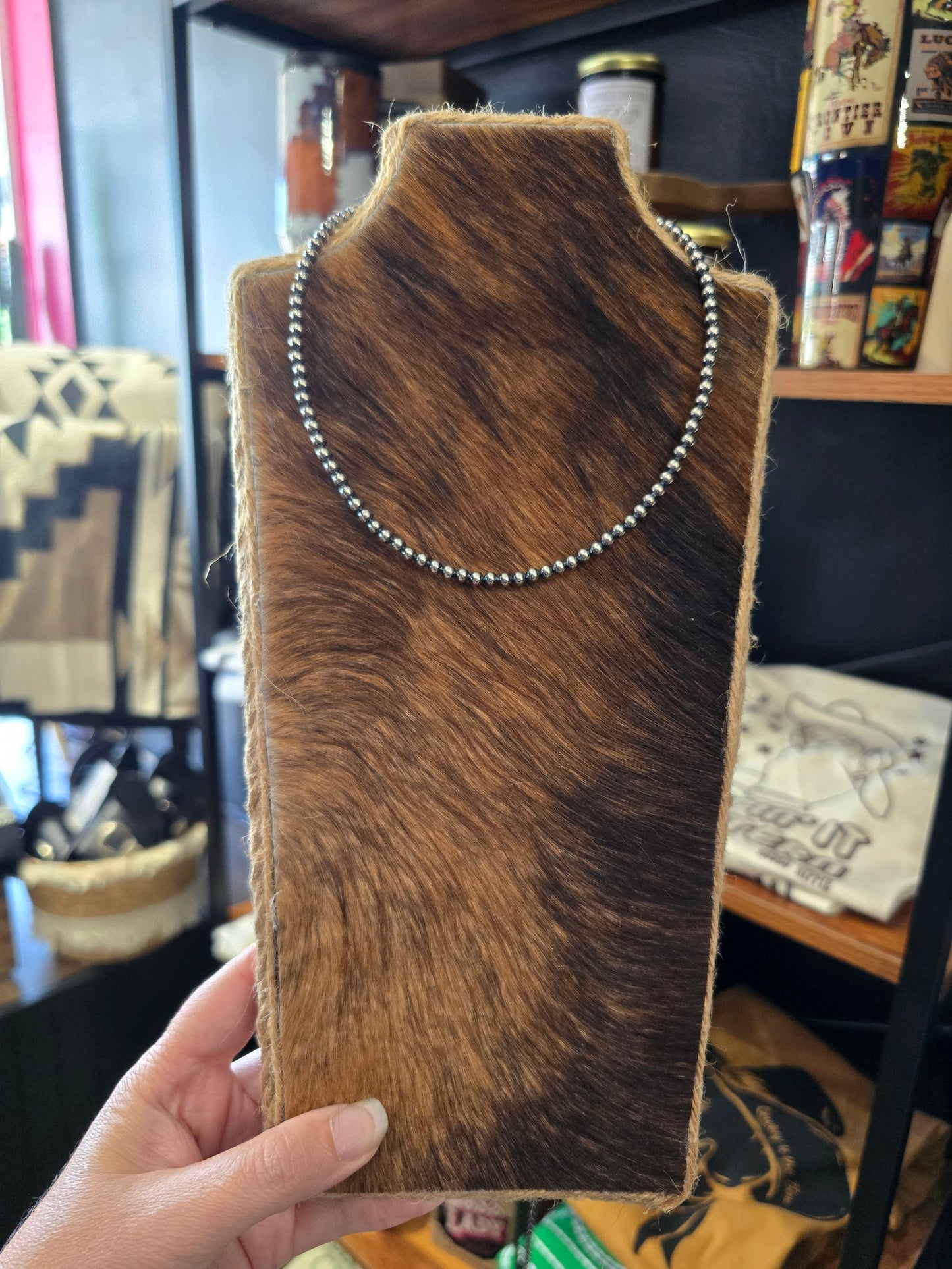 Denton 4mm Pearl Necklace [14"]
