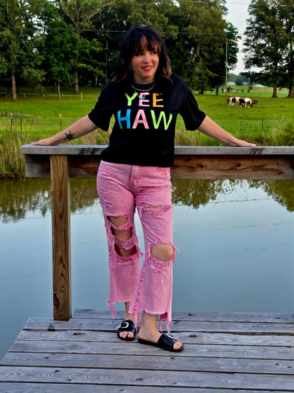 YeeHaw Embroidered Tee