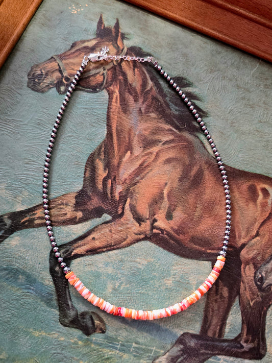 Spiny Heishi 15" Necklace