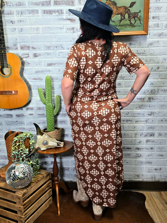 Meet Me in Wyoming Maxi Dress