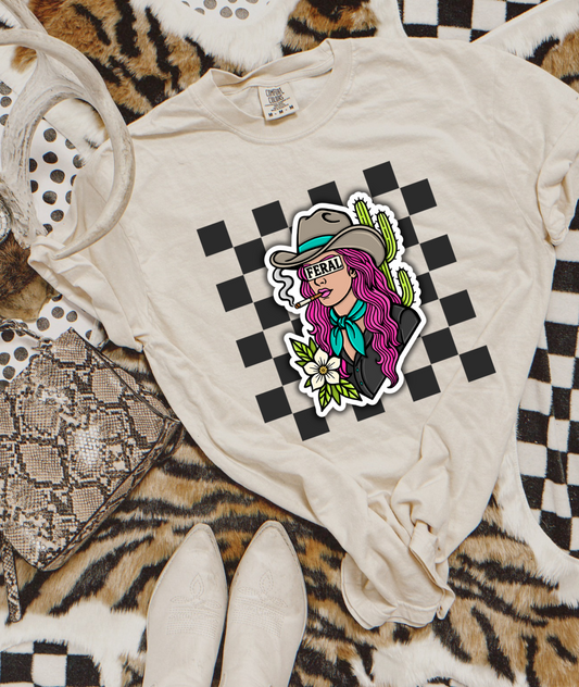 Feral Cowgirl Tee