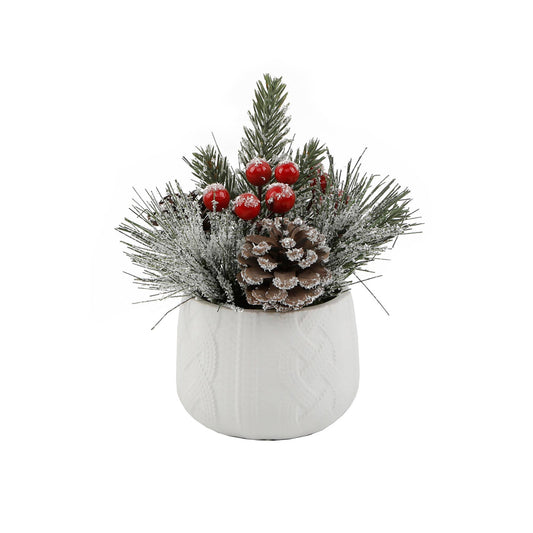 Christmas Sweater Floral Arrangement